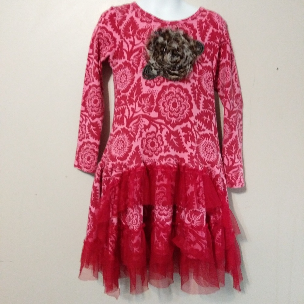 Giggle Moon Size 6X (6-7) Ruby Red Dress
